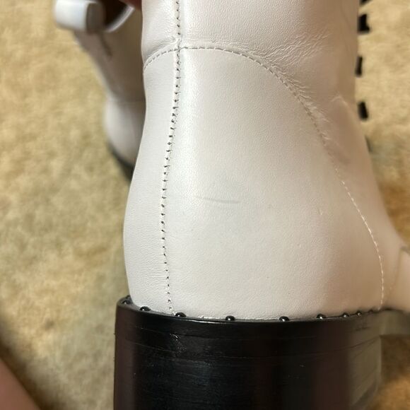 Halogen Layla Joy White Ankle bootie size women’s 7 - Picture 6 of 8